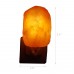 FixtureDisplays® Natural Himalayan Salt Lamp Night Light Hand Carved with CCC-Approved Wall Plug 16788